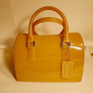 Furla Candy Bag - Caramel Color - PVC